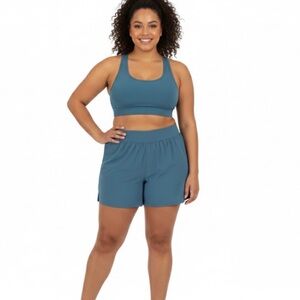 Joe Fresh 2X Curvy Girl Women Lightweight Athletic Shorts Plus Size Sporty